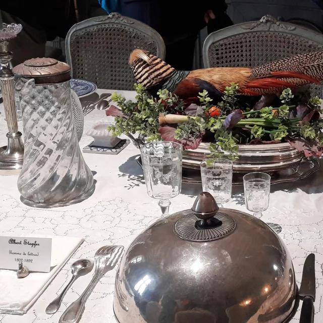 Mesa del faisán en Talcy