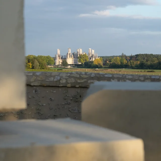 Installation artistique Wahou, Charrette Zoom Chambord