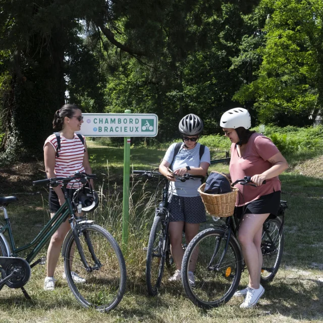 Sur la route des châteaux de la Loire à Vélo