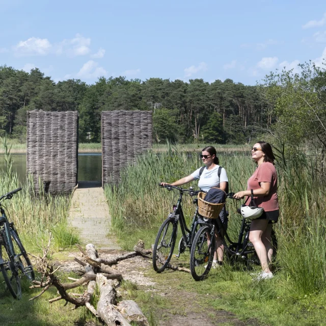 balade à vélo à l'Etang de Montperché