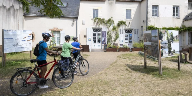 Balade à vélo à Saint-Dyé-sur-Loire à la Maison de la Loire