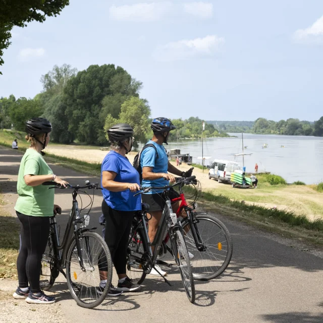 Balade à vélo à Saint-Dyé-sur-Loire