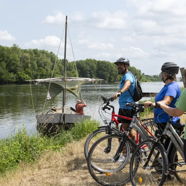Balade à vélo à Saint-Dyé-sur-Loire