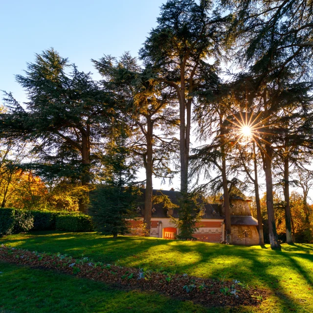 Les écuries de Chaumont-sur-Loire en Automne