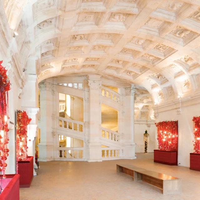 Noel A Chambord 2024 décor rouge